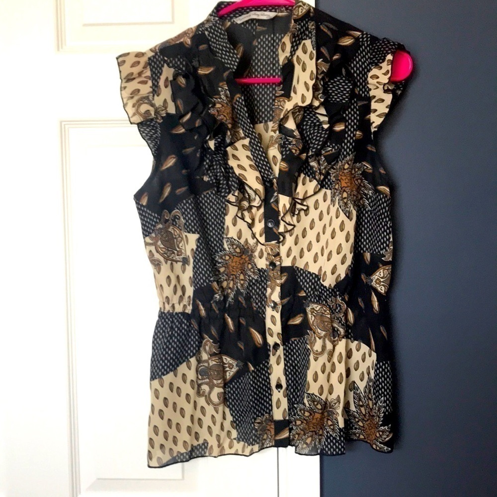 Signature by Larry Levine Paisley button down